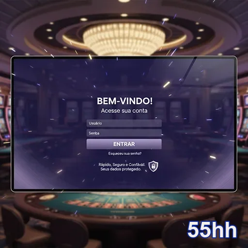 Usuário acessando mesas de cassino ao vivo rapidamente