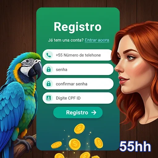 Imagem do cadastro para serviço VIP no site 55hh, mostrando opções exclusivas para os usuários.